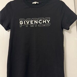 Givenchy Black and White Short Sleeve Tee